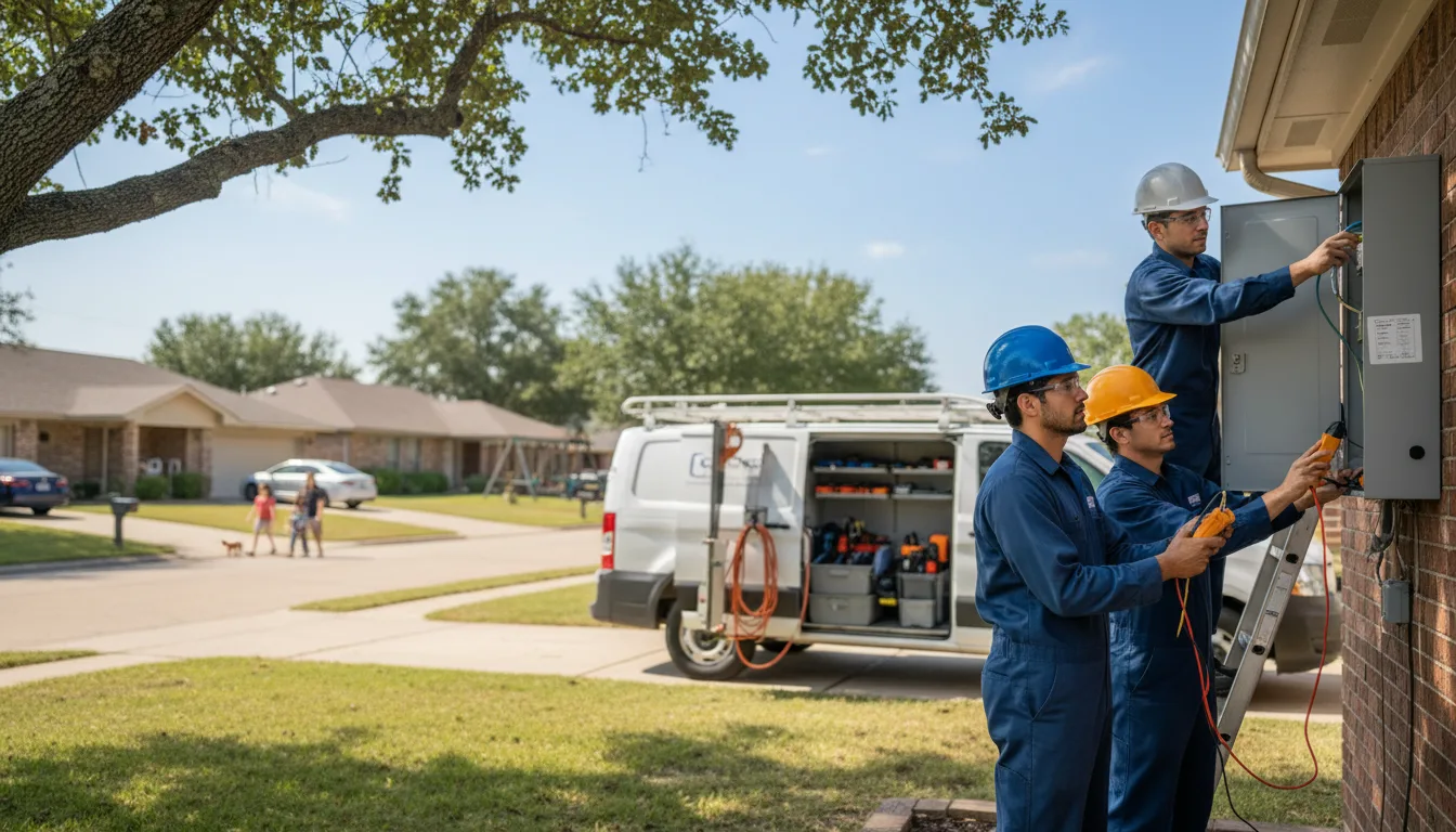 Certified electrician providing emergency electrical services in Circleville, OH